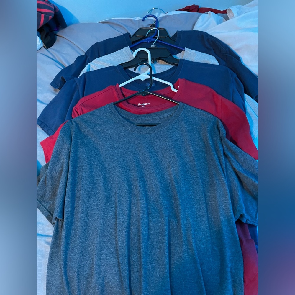 Pack of 5 Plain T-Shirts